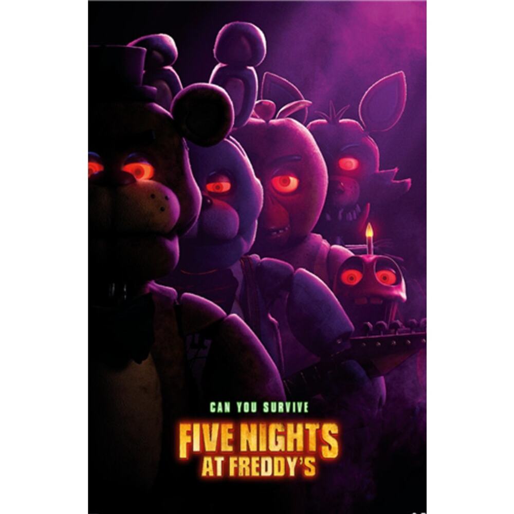 Trends Poster New Sealed  22.375 x 24 Five Nights at Freddy's Movie - Teaser